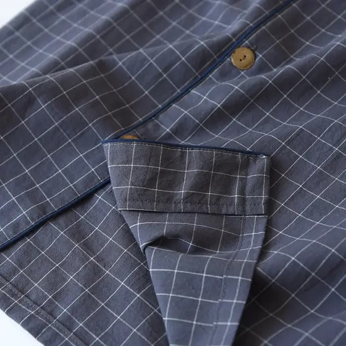 Short homme Pyjama costume pour l'été mince à manches courtes