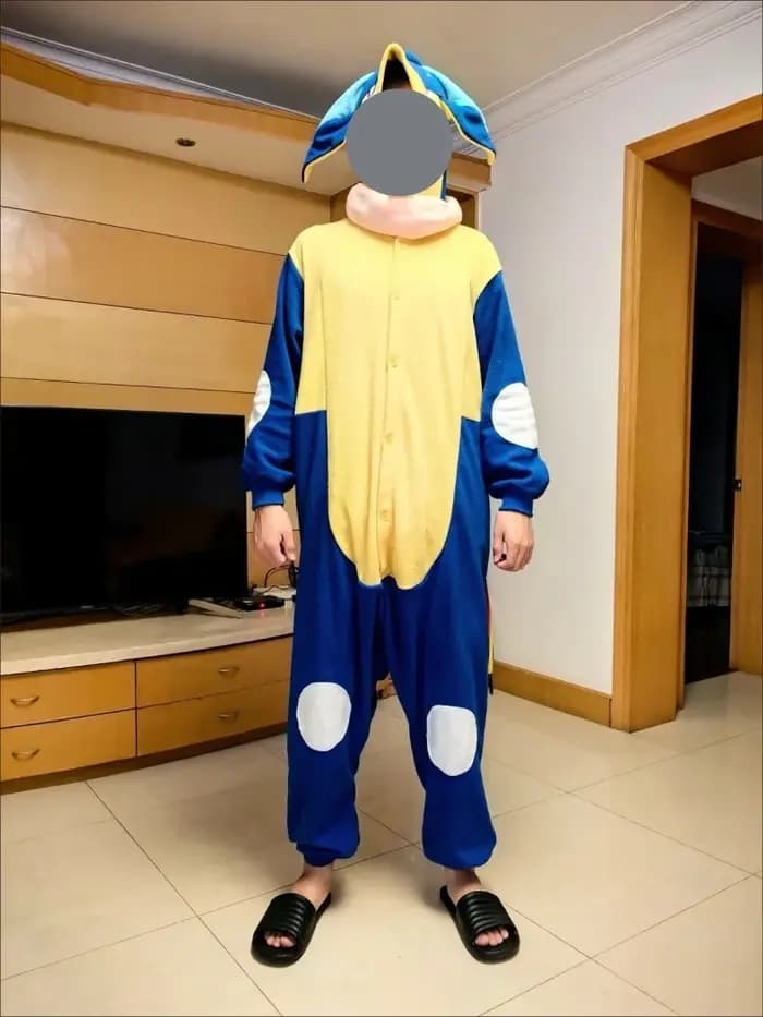 Greninja Onesie Kigurumi Lucario Pyjamas Adulte Cosplay Costume Unisexe Anime Pijamas Halloween