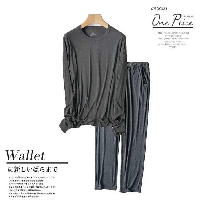 Ensemble de pyjama à manches longues pour hommes