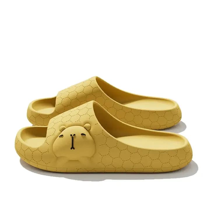 Mignonnes pantoufles d'intérieur Capybara pour femmes