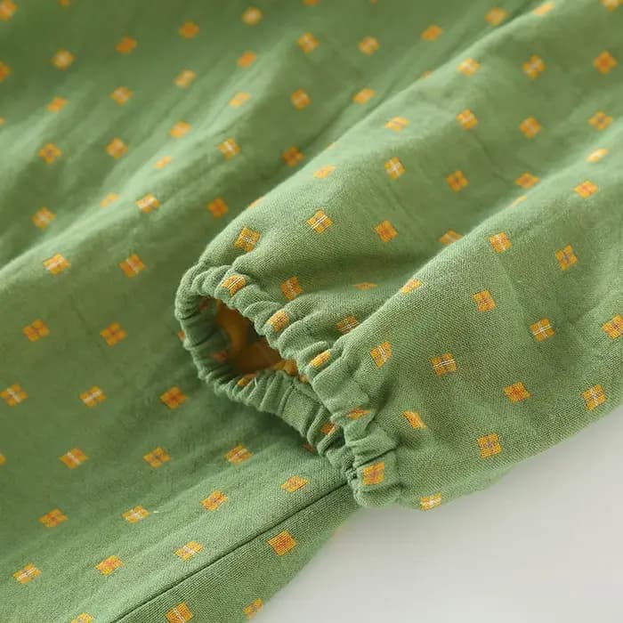 Pyjama double couche en gaze de coton lavé pour couple