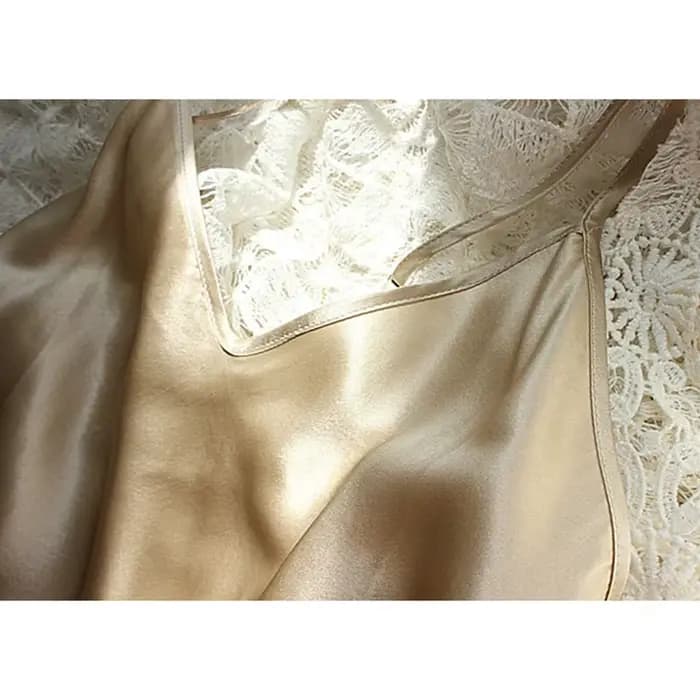 Real InjFull Sleeping Mini Robe pour Femme