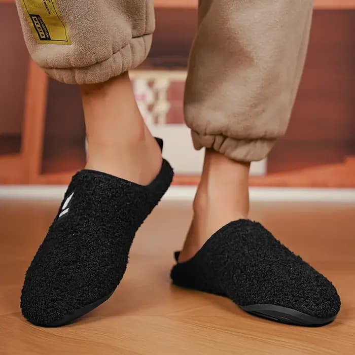 ELUVA 2025 pantoufles pour hommes hiver chaud et léger antidérapant intérieur extérieur maison chaussures confortables