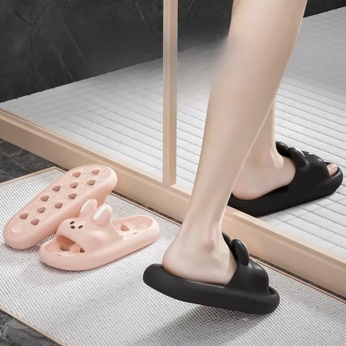 Maison pantoufle femmes lapin mignon nuage sandales été tongs plage diapositives