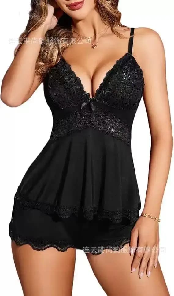 Ensemble pyjama léopard Sexy pour femmes
