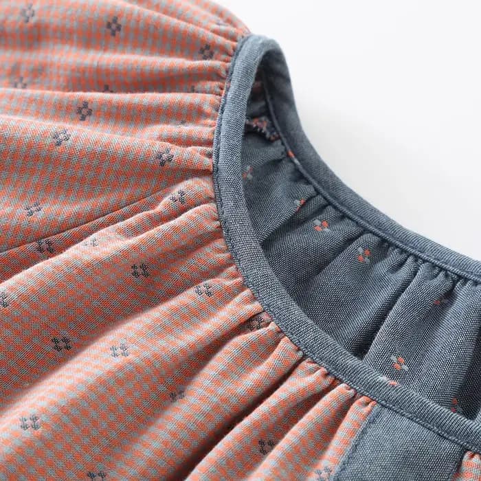 Chemise de nuit en gaze de coton mince pour femmes