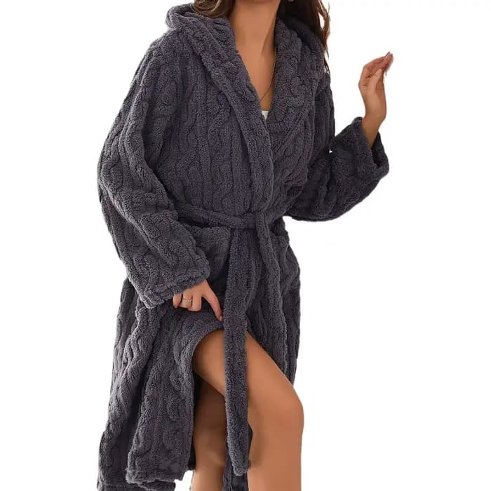 Chemise de nuit chaude surdimensionnée de Style américain pour automne et hiver