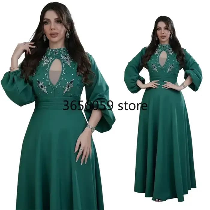 Robe longue musulmane marocaine pour femmes