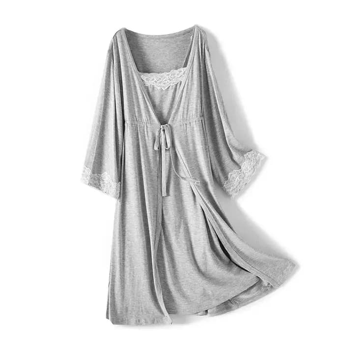 2 pièces/ensemble pyjama de grossesse vêtements de nuit allaitement femme enceinte fronde