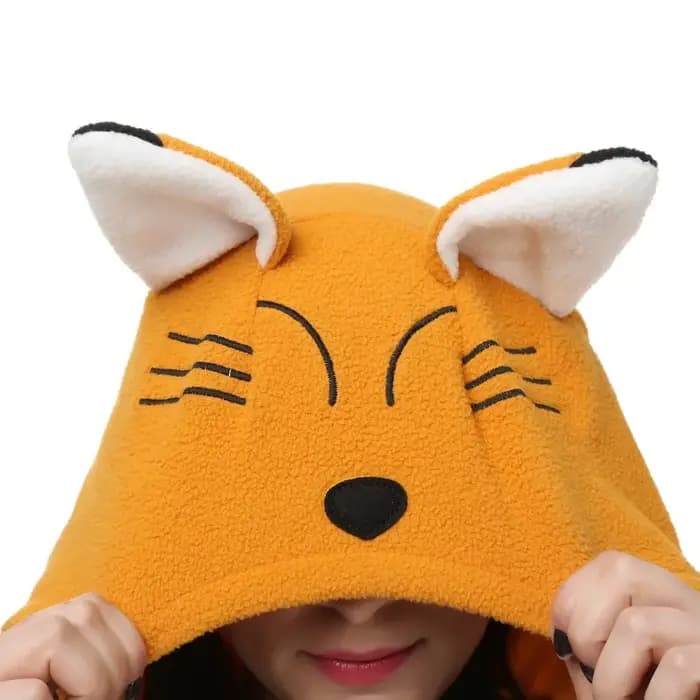 HKSNG nouveau Orange monsieur Mr Fox pyjamas de haute qualité adulte unisexe Animal hiver fête Onesie Kigurumi Cosplay Costume Homewear