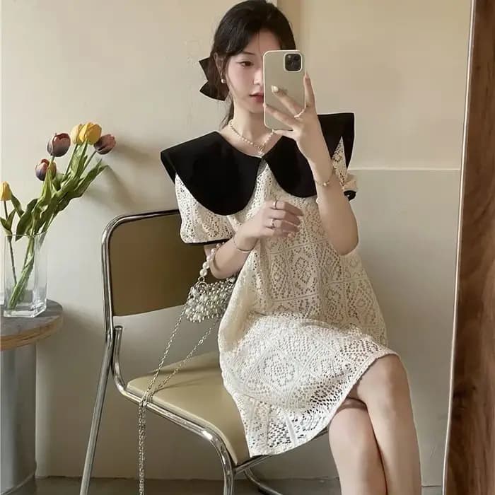 Robes féminines blanc formel robe femme Occasion anniversaire Kawaii dentelle vêtements Y2k mode été 2025 élégant et beau