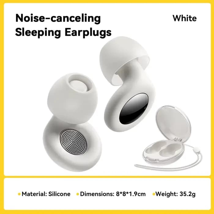 ESSAGER Bouchons d'oreille antibruit pour dormir Bouchons d'oreilles de sommeil en silicone souple É