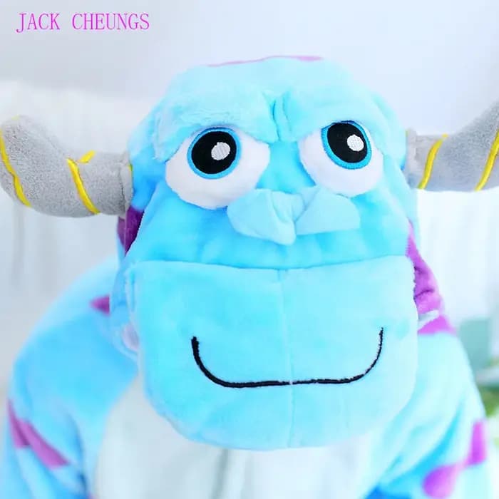 Monster Sulley Sullivan adulte Kigurumi Onesies pyjamas dessin animé Animal Costume unisexe Halloween