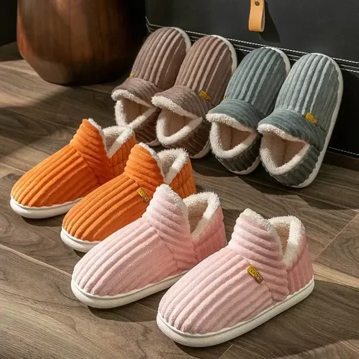 Pantoufles d'hiver en fourrure pour femmes et hommes