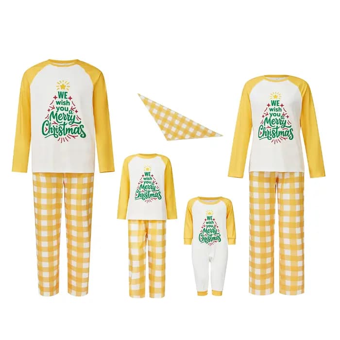 Ensembles de pyjamas de famille de Noël
