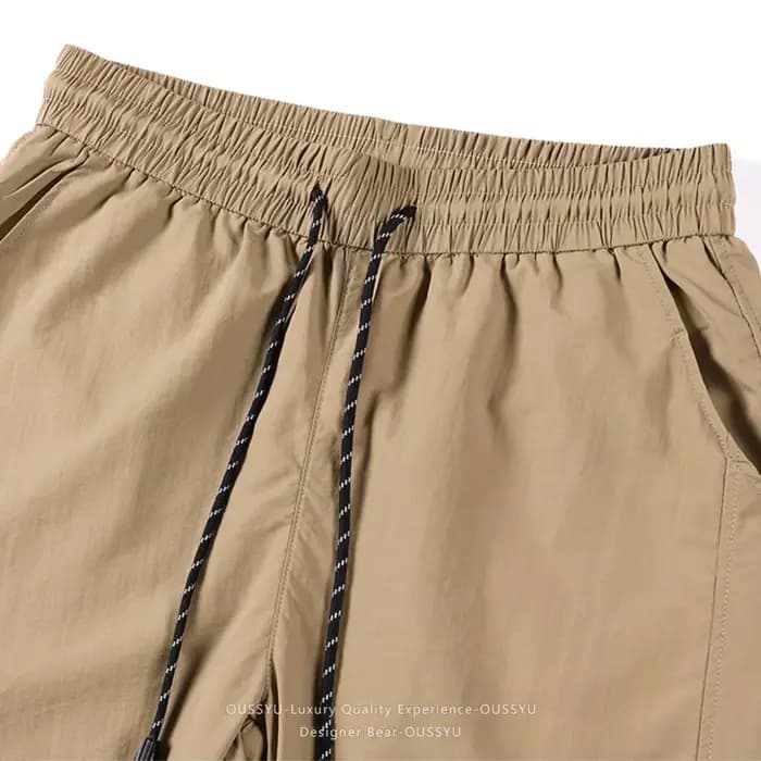 Pantalon décontracté d'été pour homme en soie glacée