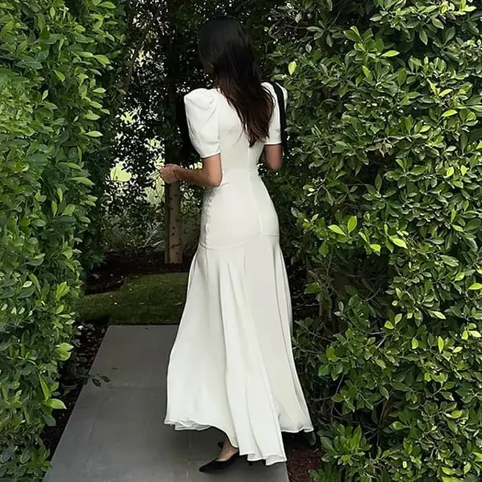 Robe Maxi Élégante à Lacets avec Nministériels d pour Femme