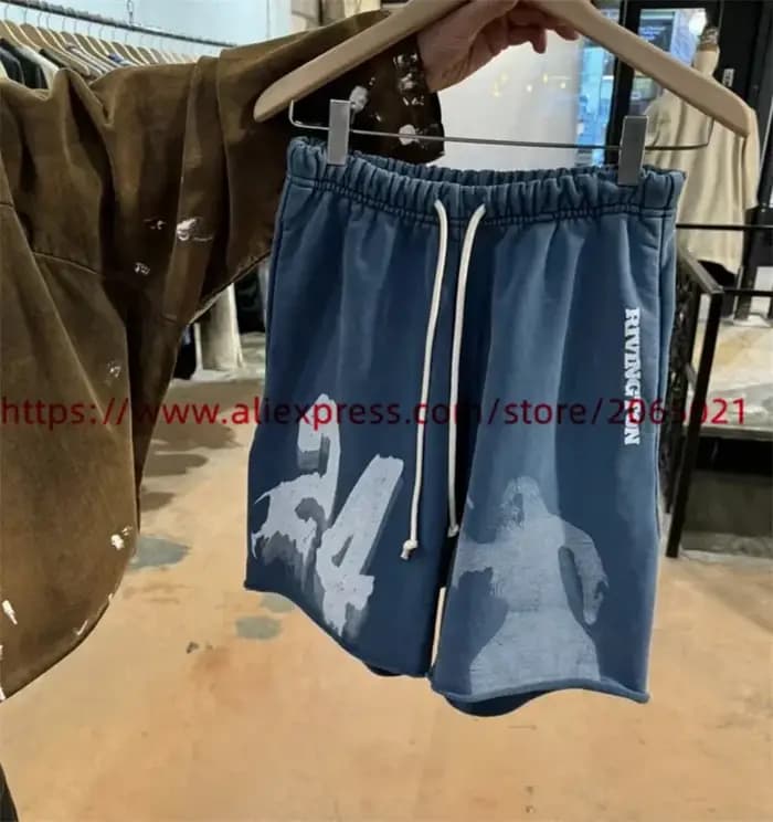 123 ENEMY Shorts hommes femmes meilleure qualité décontracté RRR 123 survêtement cordon culottes