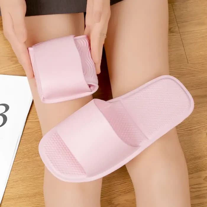 Pantoufles de voyage pliables pour femmes