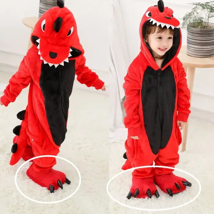 Pantoufles à griffes d'animaux pour enfants garçons de 5 à 6 7 8 9 10 11 12 13 14 15 16 ans
