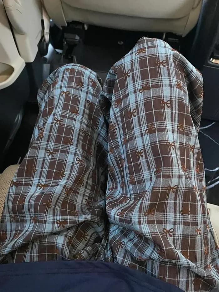 Bas de pyjama Vintage imprimé papillon pour femmes