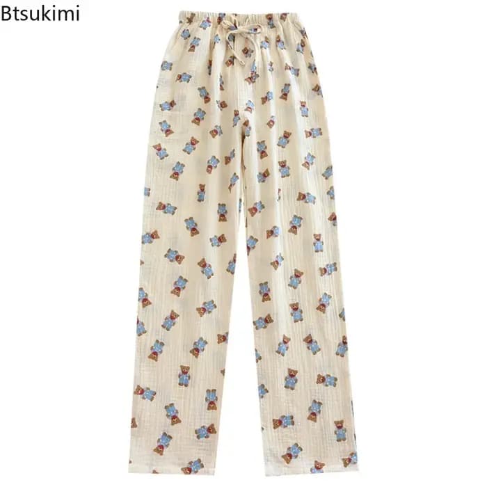 Nouveau Pantalon de Pyjama Femme Printemps 2026