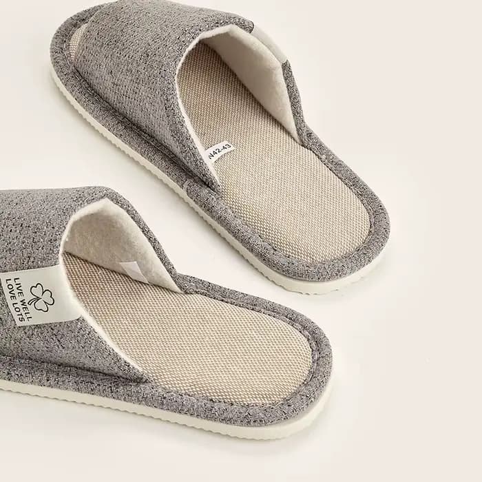Pantoufles en lin pour hommes