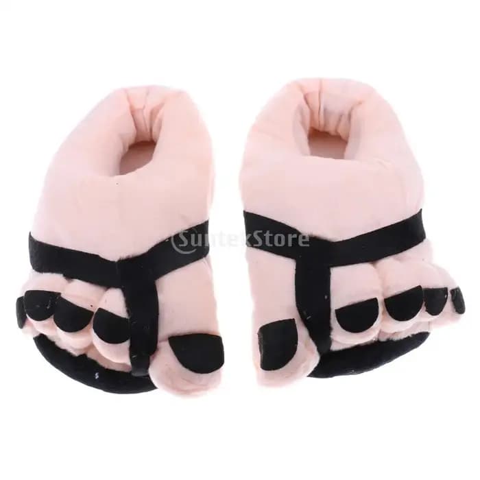 Adulte unisexe dessin animé Panda pantoufles mignon en peluche