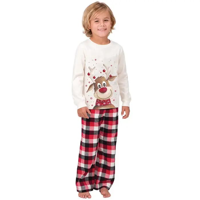 Pyjamas de Noël Assortis Famille 2026 – Ensemble Mère
