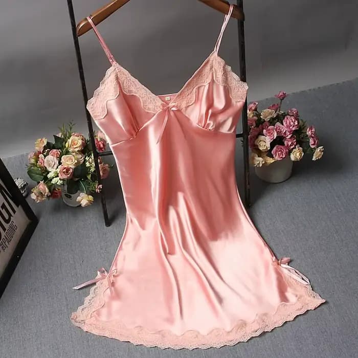 Sexy dentelle Patchwork Camisola Lingerie nuisette robe de mariée vêtements de nuit chemise