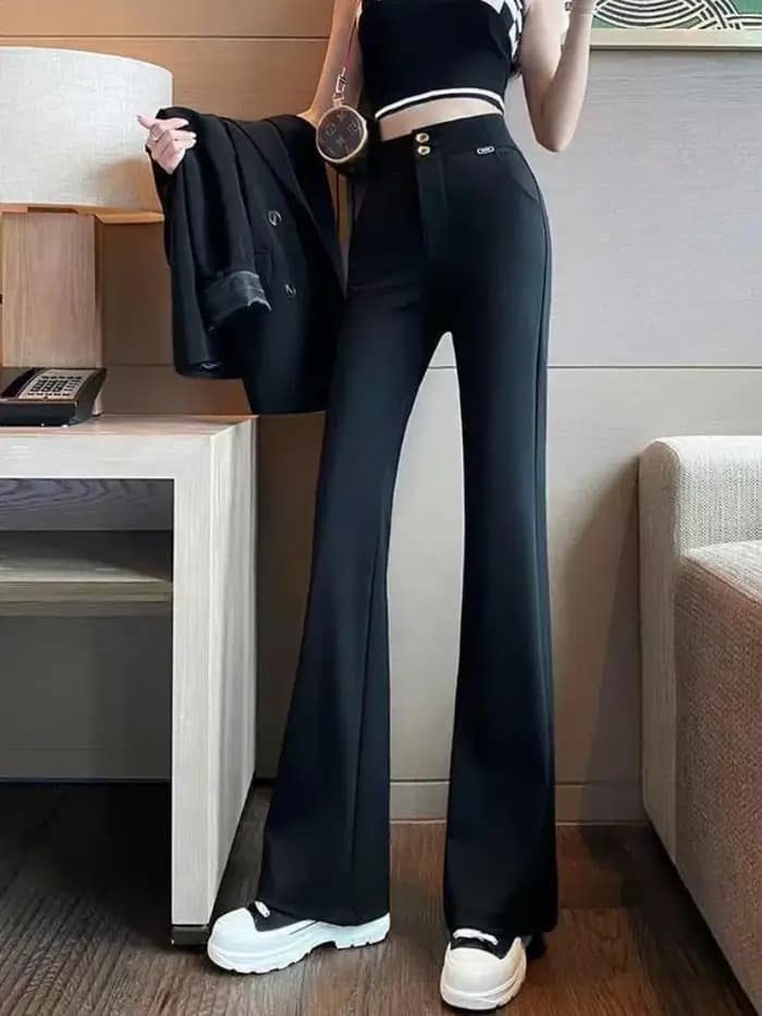 Pantalon évasé pour femmes