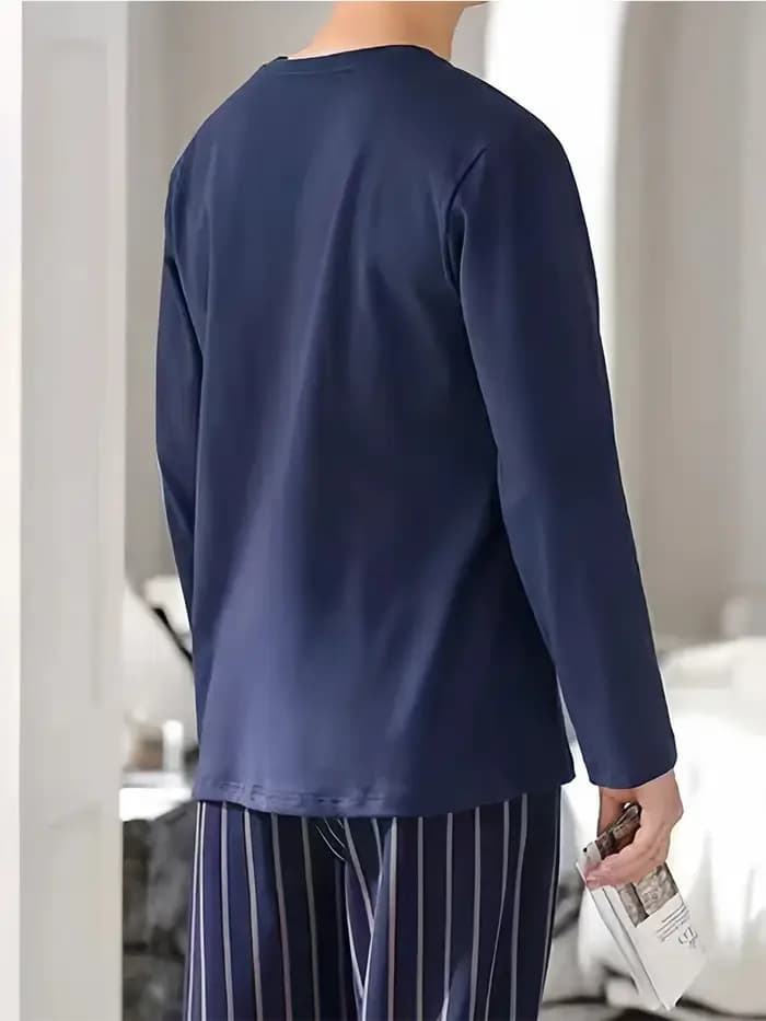 Pyjama à manches longues pour homme
