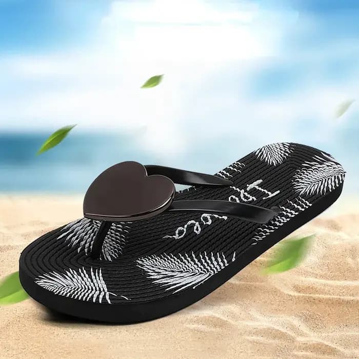 Maison pantoufle femmes coeur amour nuage sandales été tongs plage diapositives décontracté