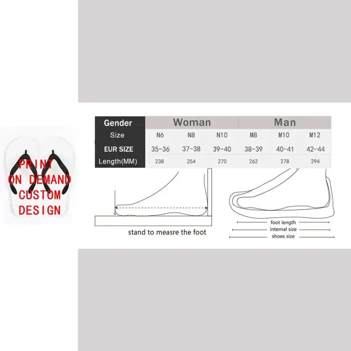 Pantoufles Personnalisées Imprimées à la Demande pour Homme et Femme, Chaussures Assorties avec Logo