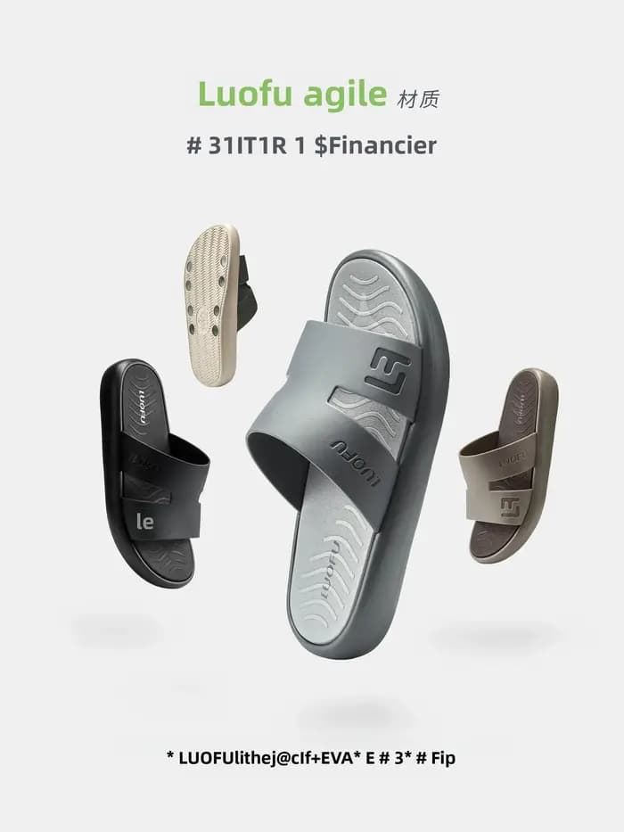 LUOFU Nouvelles pantoufles souples pour hommes