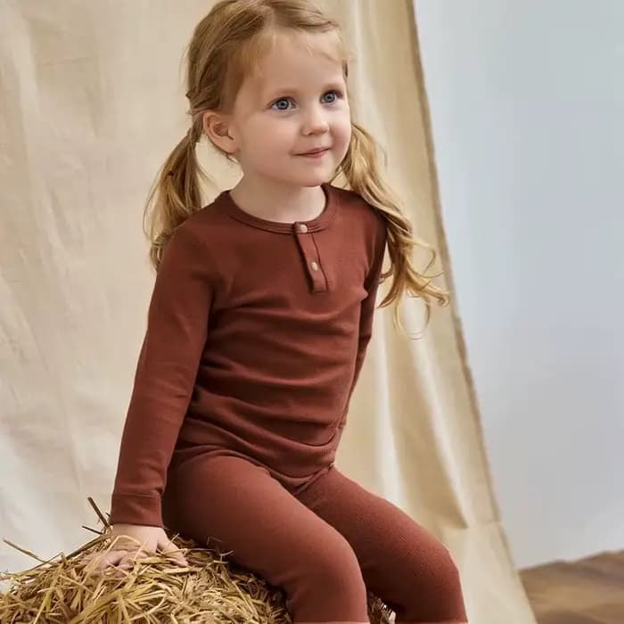 Pyjama en coton doux pour bébés garçons et filles