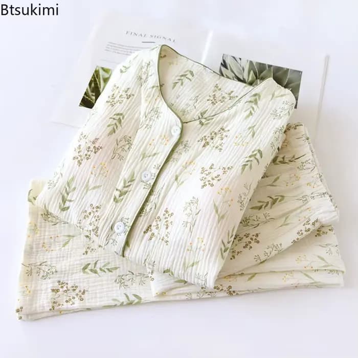 Pyjama d'été 2026 coton pour femmes