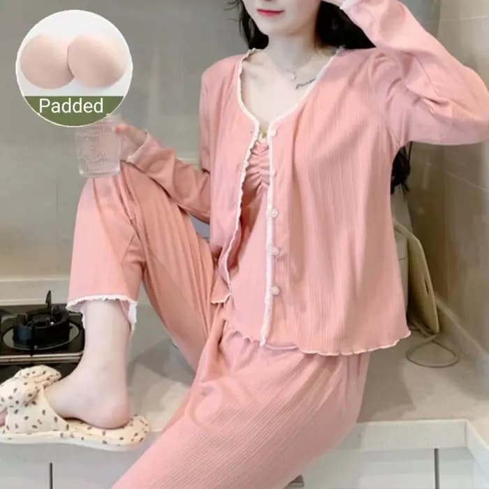 Pyjama à manches longues pour femme