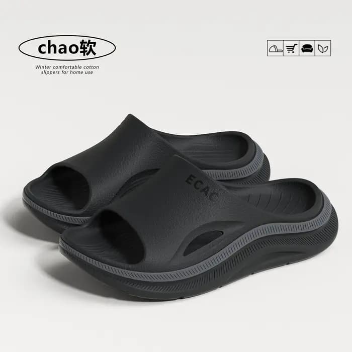 Chaussons d'intérieur et sandales d'été à plateforme pour femme, tongs de plage antidérapantes pour