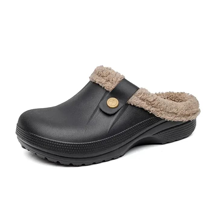 ELUVA unisexe pantoufles hiver chaud maison chaussures intérieur extérieur EVA imperméable anti-déra