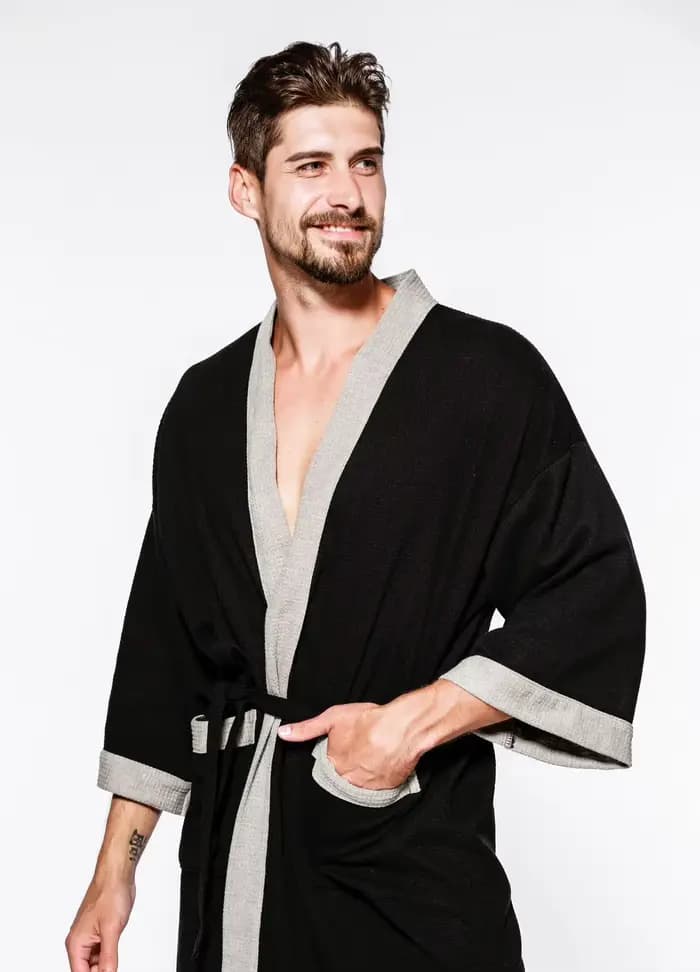 Peignoir grande taille pour hommes, vêtements de nuit, pyjama, 8XL, buste 140cm, 7XL, 6XL, printemps, été