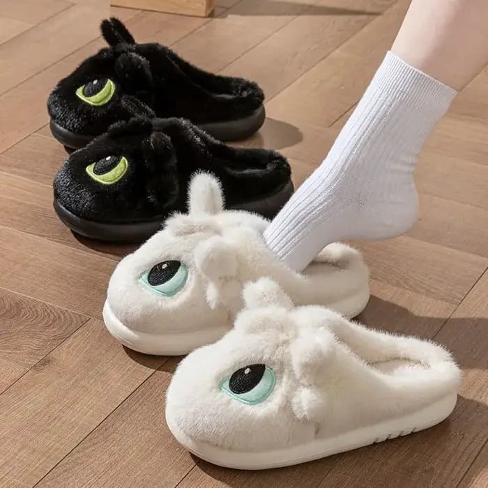 Pantoufles en coton « How to Train Your Dragon Toothless » créatives