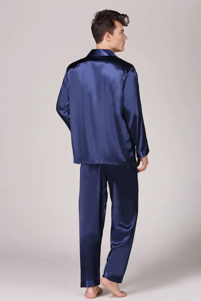 Ensemble pyjama en satin pour homme