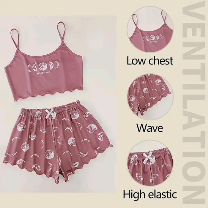 Ensemble de pyjama d'été confortable pour femme