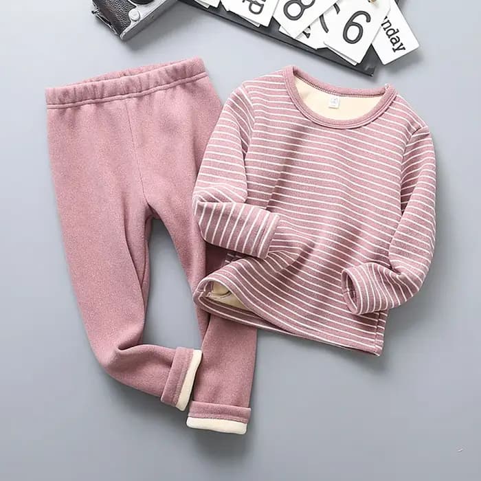 Ensemble de pyjama pour enfants doublé en peluche