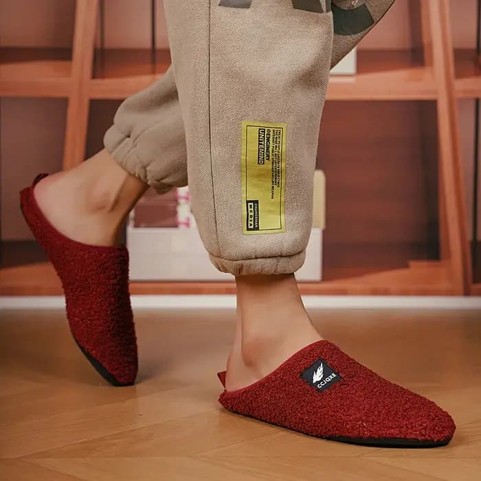 ELUVA 2025 pantoufles pour hommes hiver chaud et léger antidérapant intérieur extérieur maison chaussures confortables
