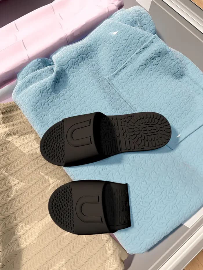 Pantoufles portables pliables pour hommes