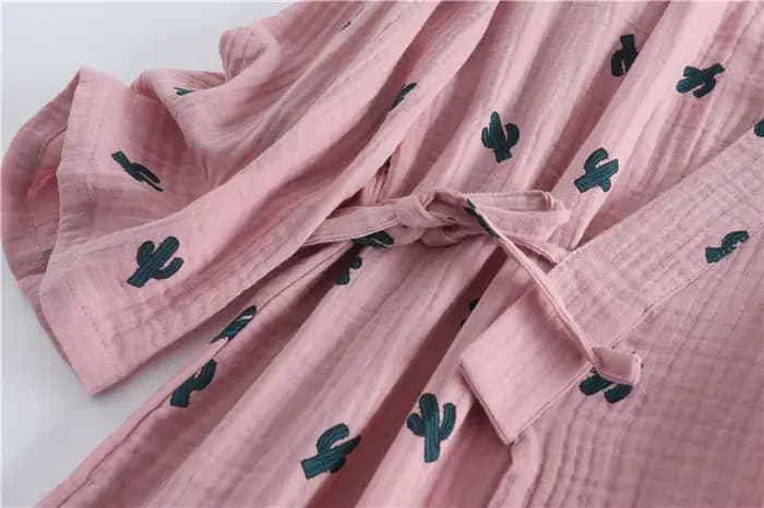 Kimono en coton à imprimé quantique pour femmes