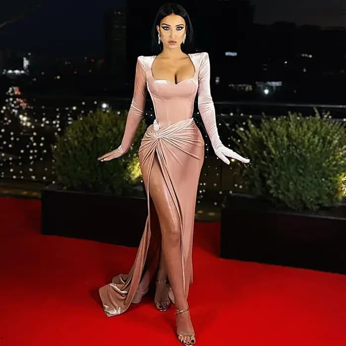 GACVGA robe longue élégante