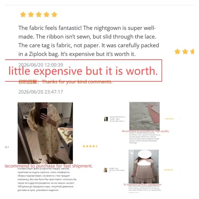 Chemise de nuit princesse vintage brodée pour femme